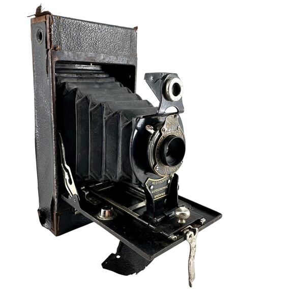 Vintage Eastman Kodak No. 2 Folding Autographic Brownie Camera – For Parts Only - Picture 1 of 13